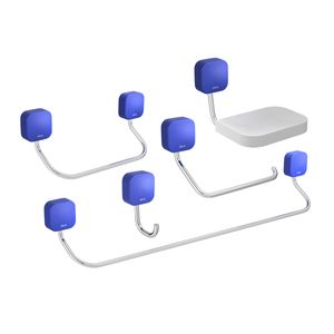 Kit Capinhas Silicone Com 7 Capas Para Acessório Pix Azul