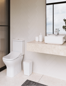 Kit Completo de Bacia com Caixa Acoplada Axis Branco